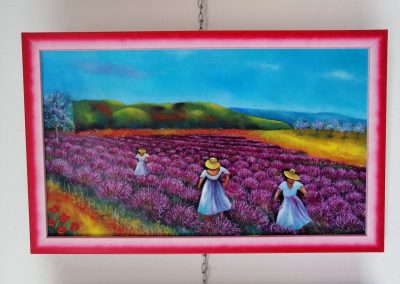 Cueillette des lavandes - 44x27